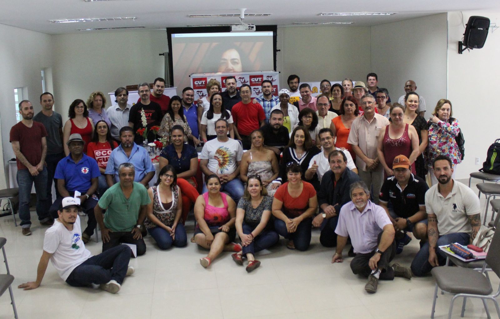 Turmas dos novos cursos de formação -  Foto: CUT/SP